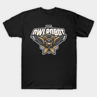 eSport Gaming Team Owl Robot T-Shirt